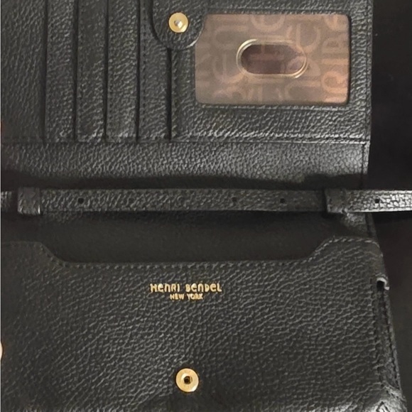 Henri Bendel Black Starry Wallet/Crossbody - Picture 6 of 8
